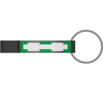 Hliníkový držák na klíče 2 v 1